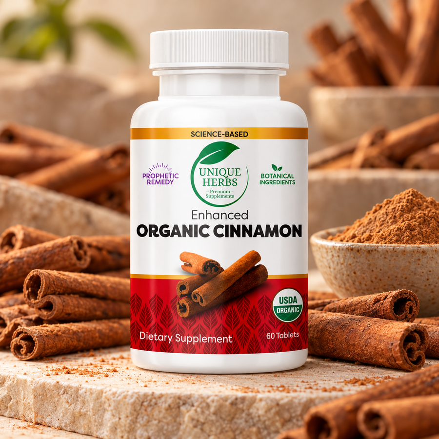 Organic Ceylon Cinnamon Supplement – 1000 mg